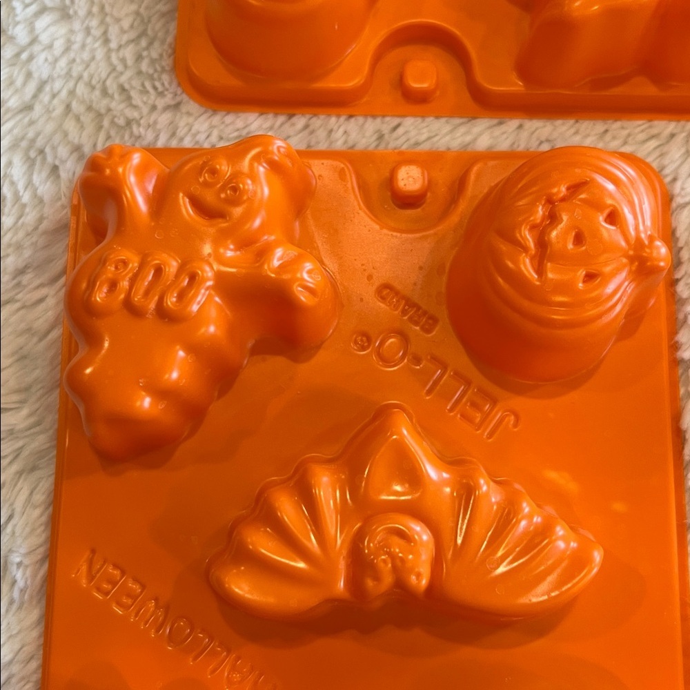 JELL-O Jiggler Vintage Halloween Molds (4 ct) ghost pumpkin - Picture 5 of 6